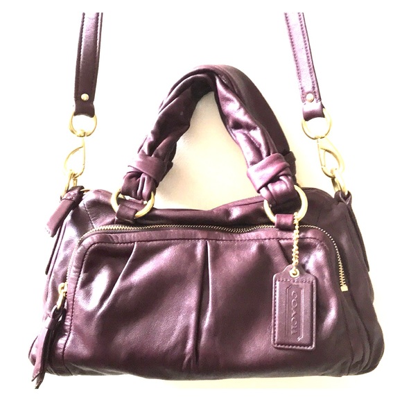 Coach Handbags - Purple COACH HandBag COACH Satchel Parker